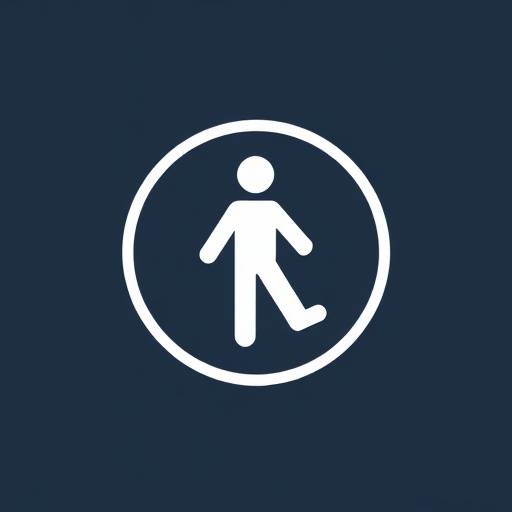 Logotipo de accesibilidad, que representa una figura humana universal en un c&iacute;rculo.